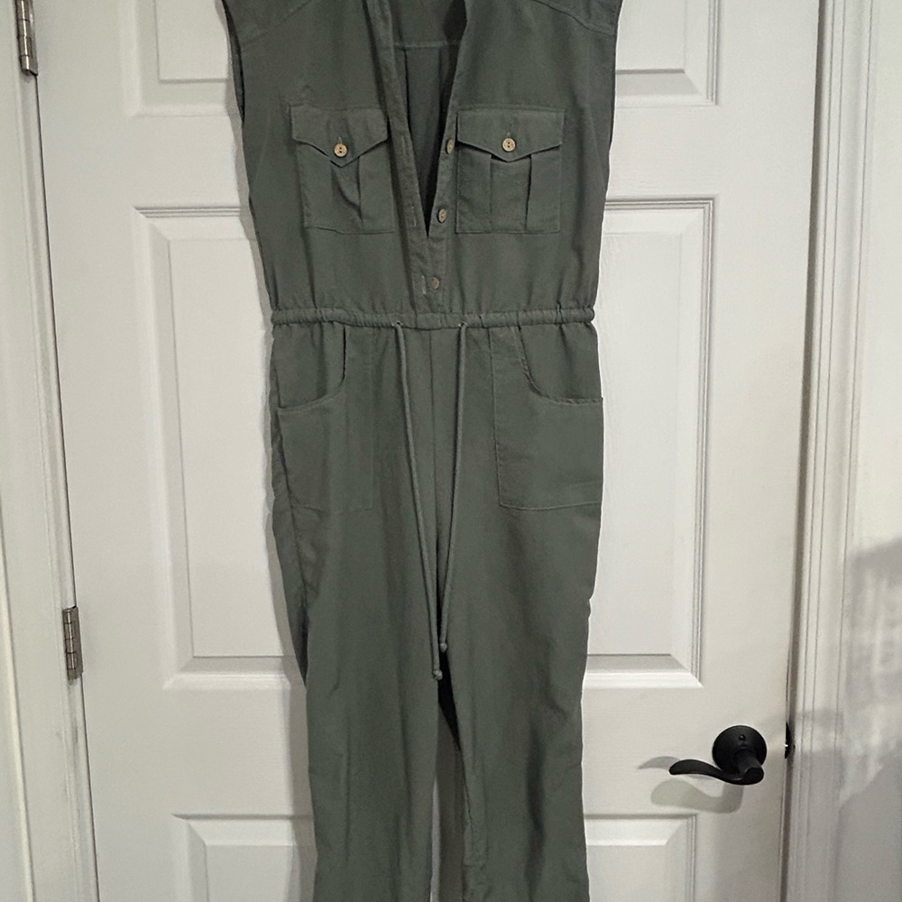 Inspired Hearts Sage Green Jumpsuit